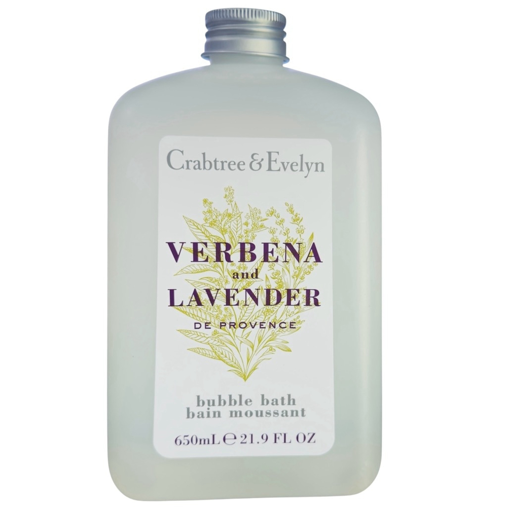 Crabtree & Evelyn Verbena and Lavender De Provence Bubble Bath Shower Gel 21.9oz